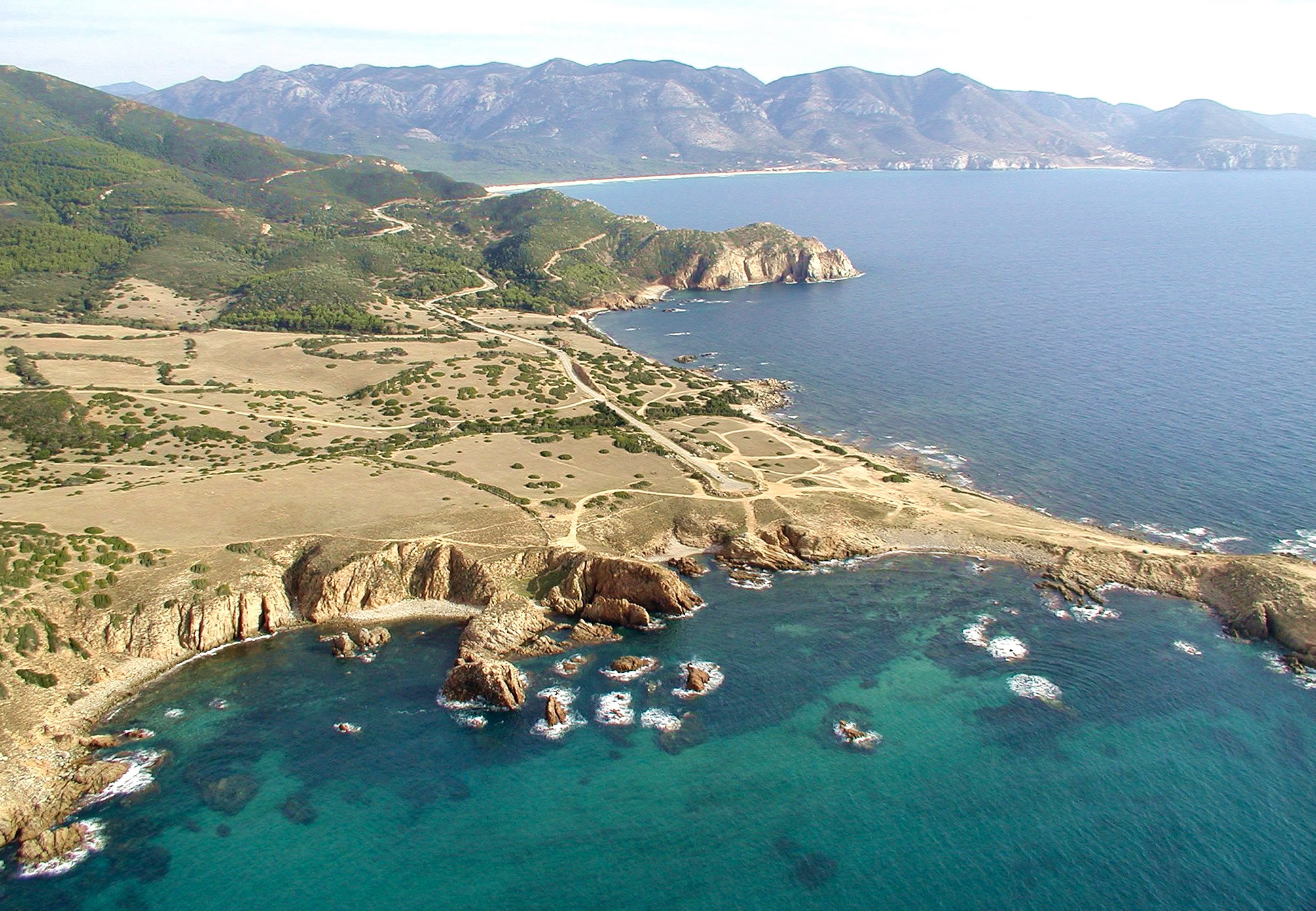 La spiaggia di Capo Pecora